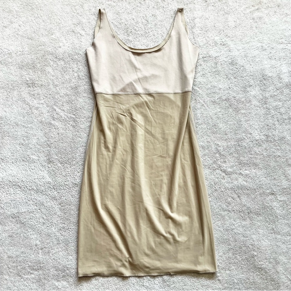 SPANX by Sara Blakely TANK SHAPEWEAR TAN SLIP DRESS XL SLIMMING UNDERGARMENT - Picture 8 of 8